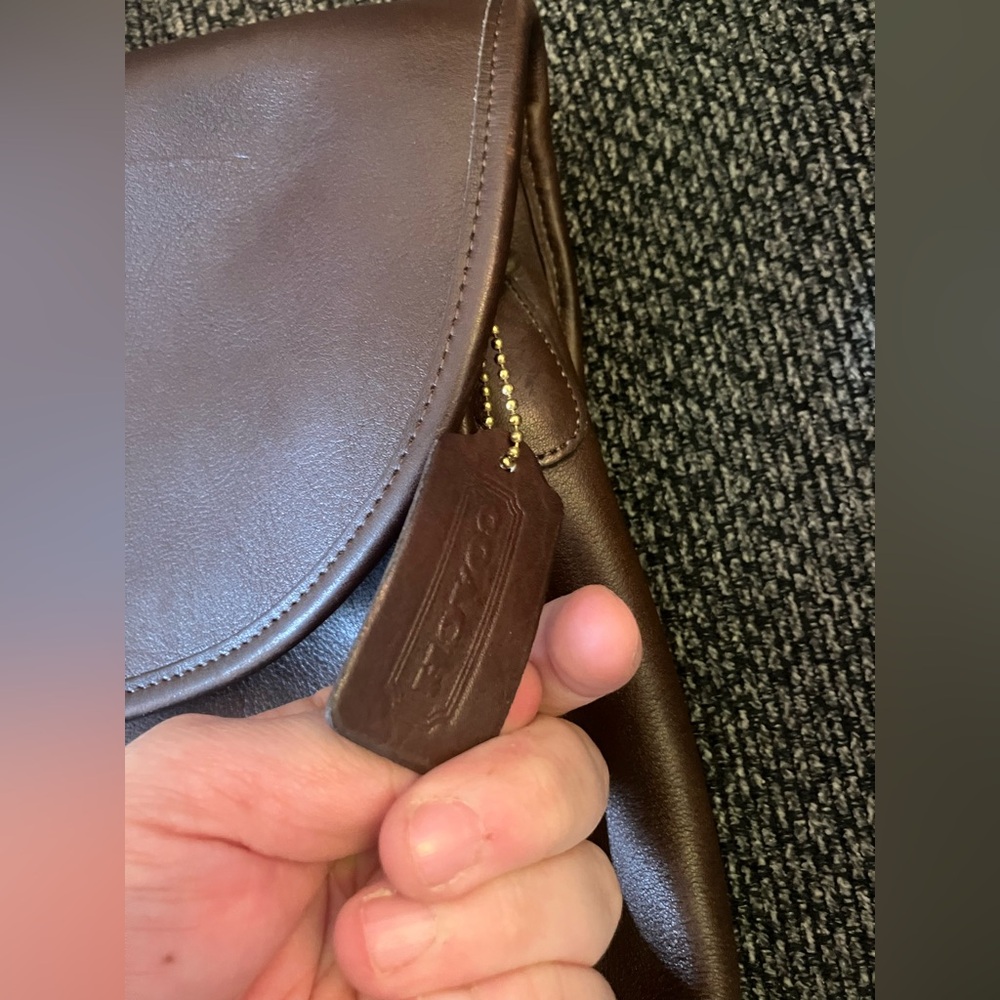 Vintage Coach 0178-30 leather  Lexington in mahogany top handle pre 1994 - Picture 14 of 16